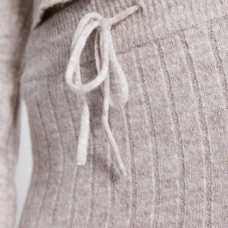 Knit skirt "Katie" Beige Melange